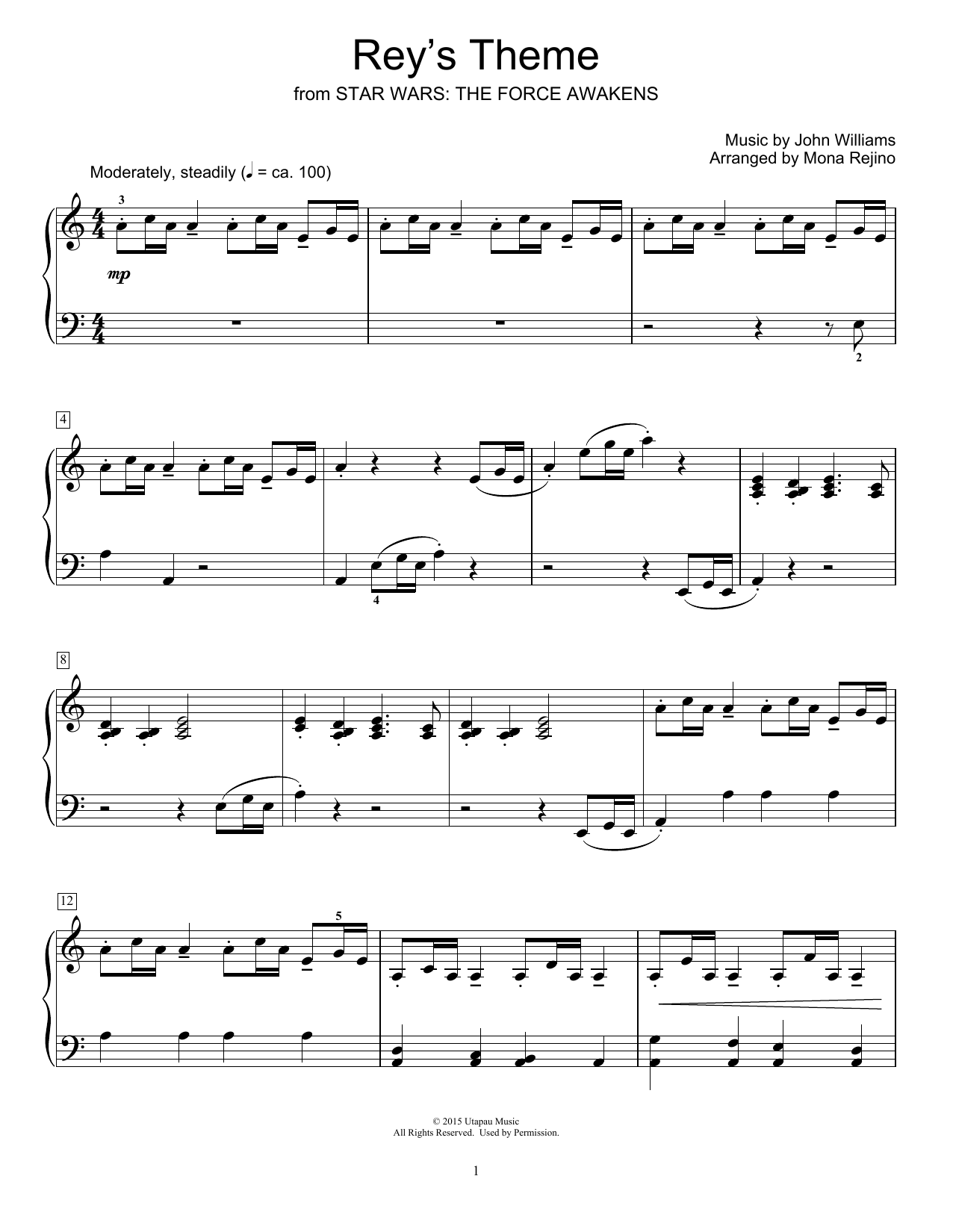 Produktbild zu: Rey's Theme