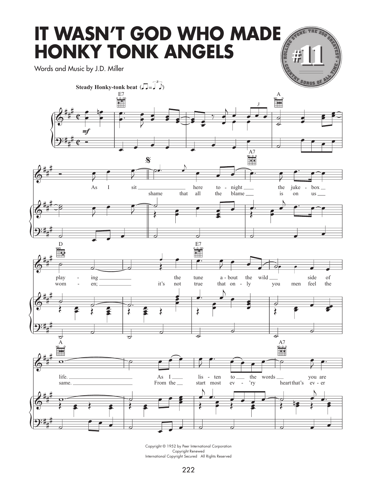 Product picture to: It Wasn't God Who Made Honky Tonk Angels