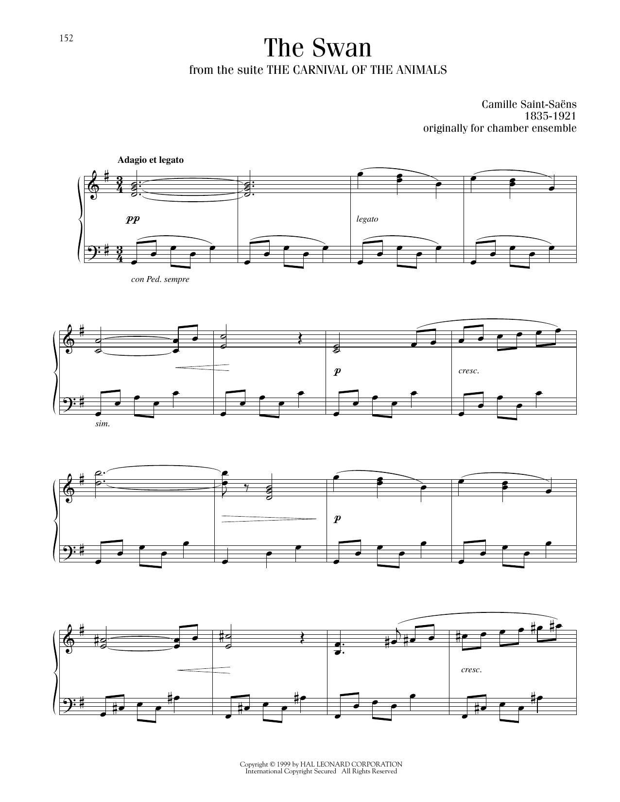 Produktbild zu: The Swan (Le Cygne)