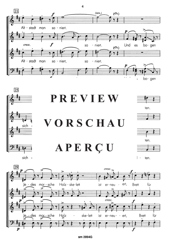 Product gallery: Page 5 of 11 Unser schmuckes Städchen , , (mixed choir + piano)