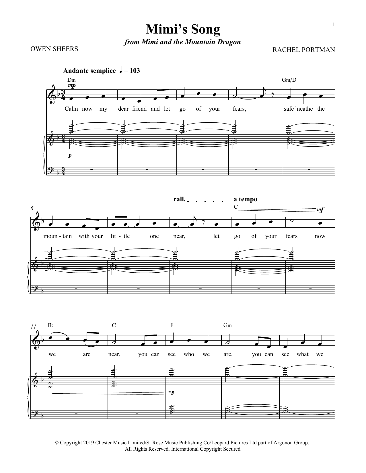 Produktbild zu: Mimi's Song (from Mimi and the Mountain Dragon)