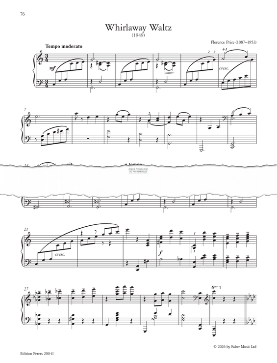 Produktgalerie: Seite 1 von 1 Whirlaway Waltz, Florence Price