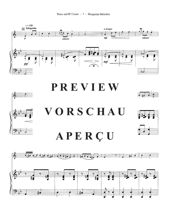 gallery: Hungarian Melodies , , (Euphonium/Kornett + Klavier)