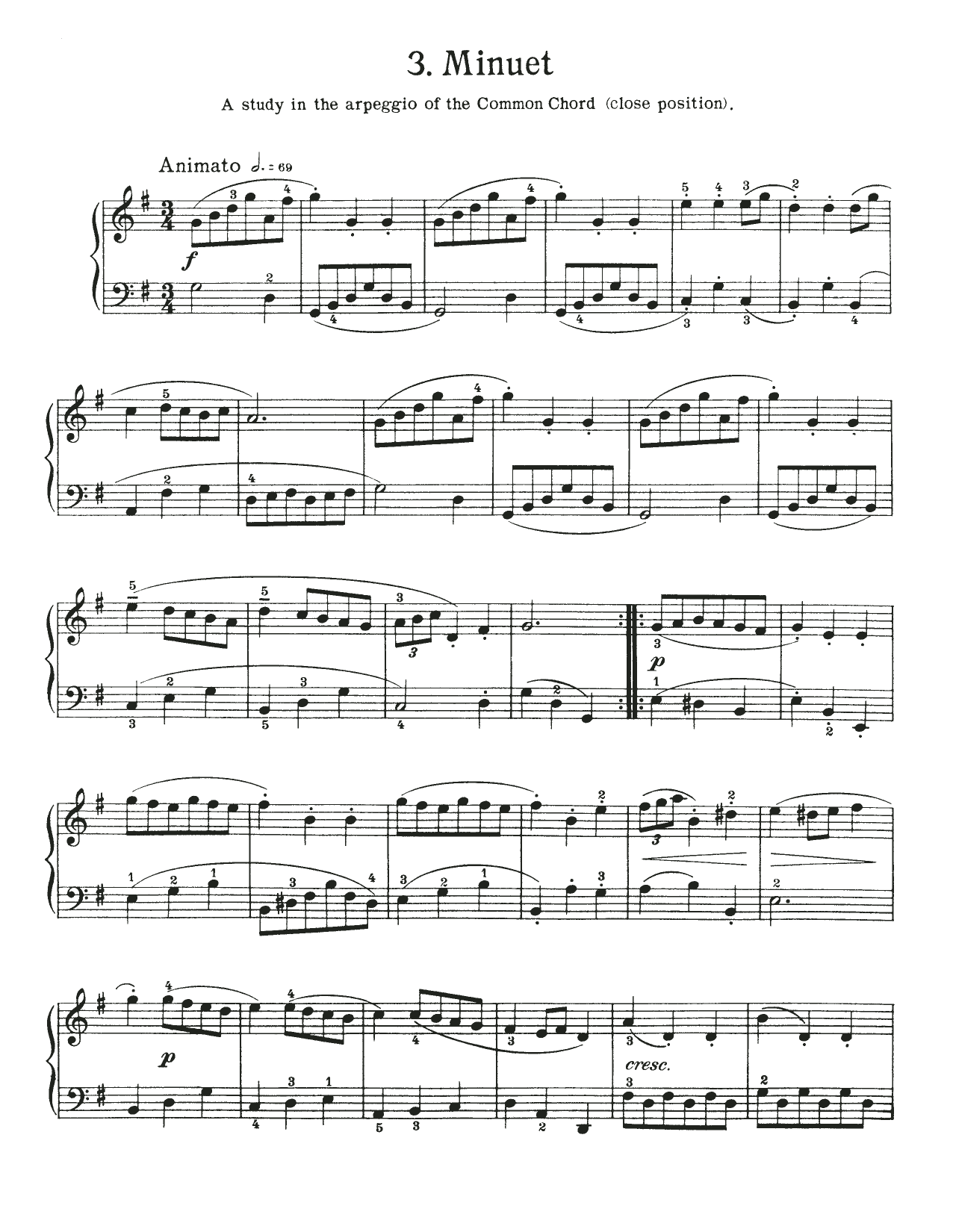Produktgalerie: Seite 1 von 1 Minuet In G Major, BWV Appendix 116, Johann Sebastian Bach, Klavier
