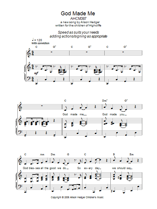 Produktbild zu: God Made Me