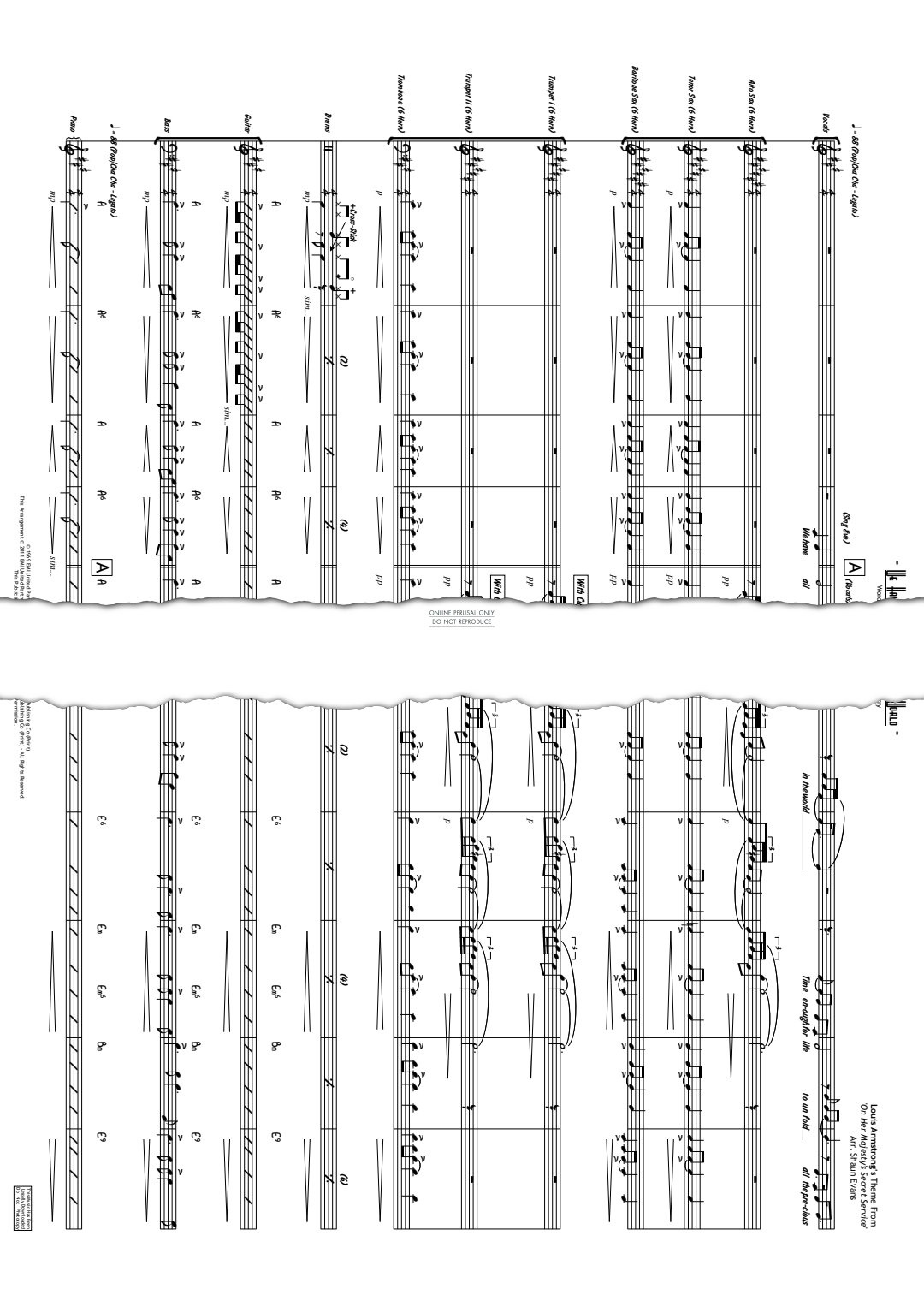 Product gallery: Page 1 of 1 We Have All The Time In The World, Hal David