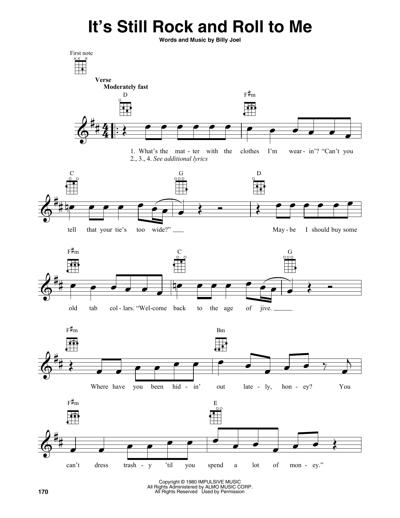 Product gallery: Page 1 of 1 It's Still Rock And Roll To Me, Billy Joel