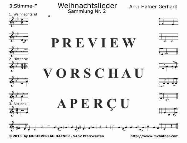 Product gallery: Page 11 of 11 Weihnachtslieder Nr. 2, , (large wind orchestra)