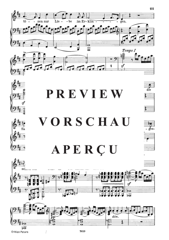 Product gallery: Page 3 of 5 An die Leier D.737, , Low Voice and Piano