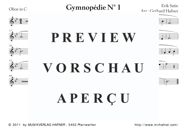 gallery: Gymnopedie No. 1, , (Großes Blasorchester)