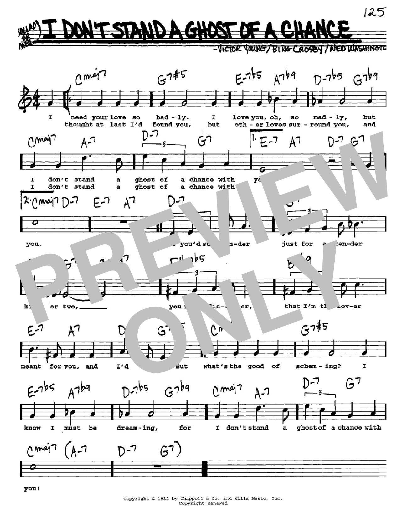 Produktbild zu: I Don't Stand A Ghost Of A Chance