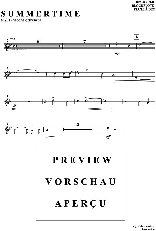 Product gallery: Page 1 of 3 Summertime , Parker, Charlie, (recorder)