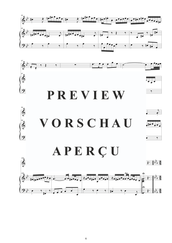 Product gallery: Page 7 of 11 Flute Sonata No. 2 in E flat BWV 1031, , Flute and Harpsichord/Piano