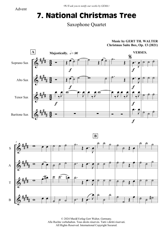 Produktbild zu: National Christmas TreeGert Th. Walter