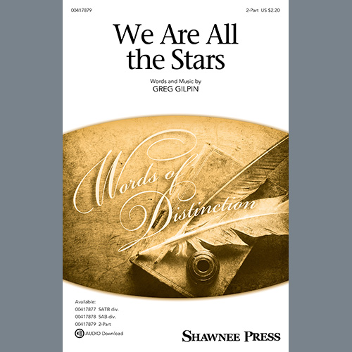cover: We Are All The Stars, Greg Gilpin, Chor