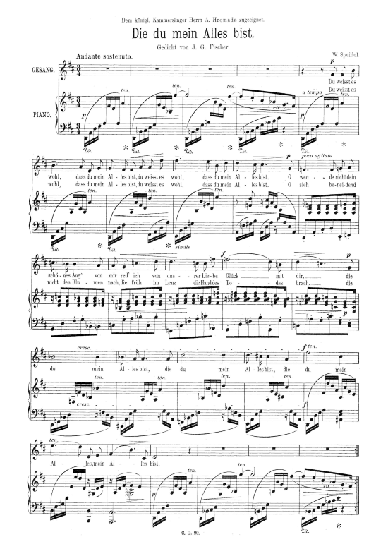 gallery: Die Du mein Alles bist , , (Klavier + Gesang)