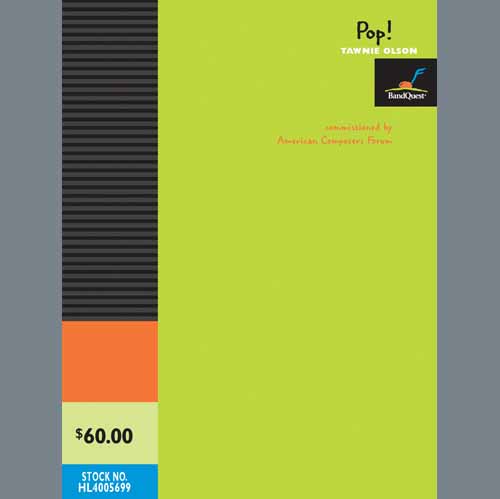 cover: Pop! - Bb Clarinet 2 (Divisi), Tawnie Olson, Ensemble