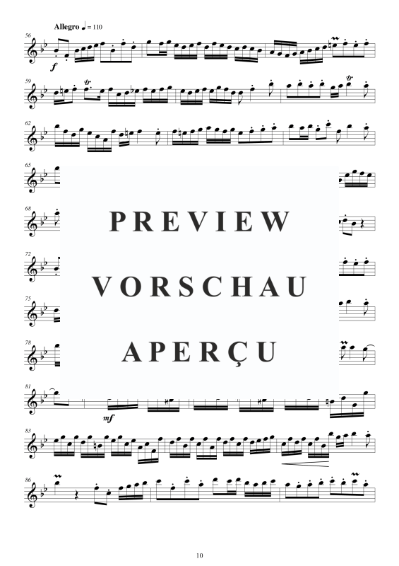 Produktgalerie: Seite 11 von 11 Flute Concerto No.1 in B-Dur Op.5, , Querflöte Solo und Klavier/Cembalo