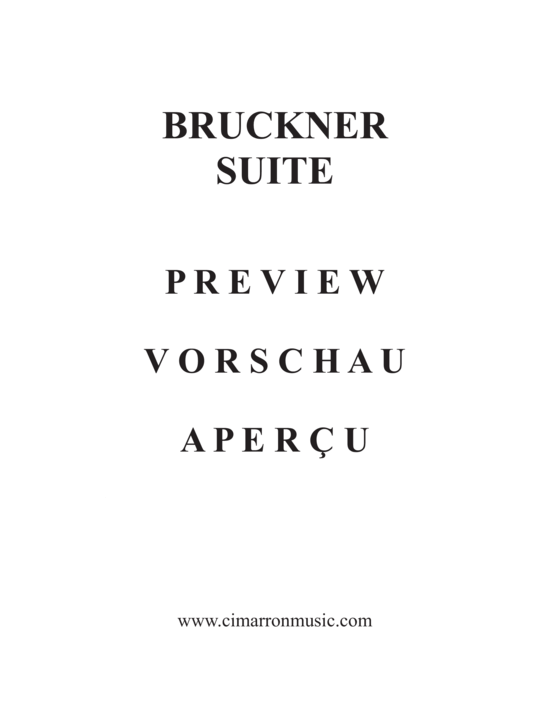 Produktgalerie: Seite 12 von 21 Bruckner Suite , , (Horn Quartett)