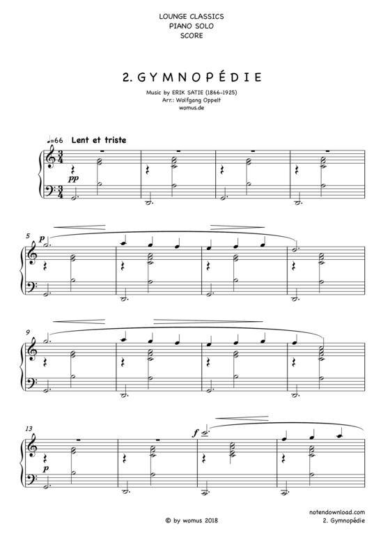 Gymnopédie Nr. 2 