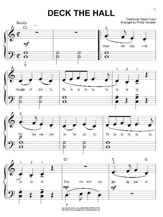 Produktbild zu: Deck The Hall (arr. Phillip Keveren)