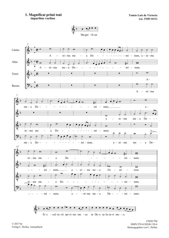 gallery: Magnificat-Kompositionen, , (4-12 Vokalstimmen)