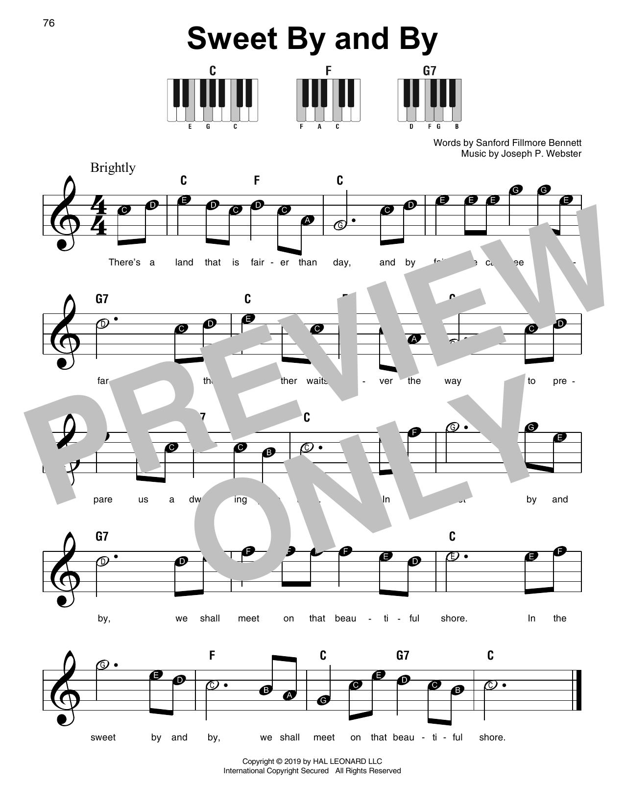 Produktbild zu: Sweet By And By