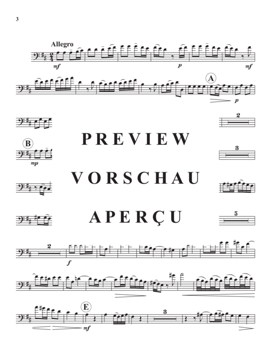 Product gallery: Page 17 of 21 Quartet in D Major, TWV 43:G2 , , (Trombone Quartet)