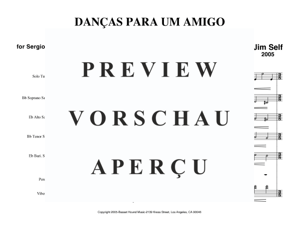 gallery: Danças Para Um Amigo, , (Saxophon Quartett)