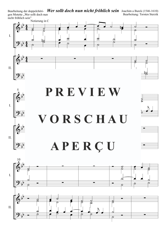Product gallery: Page 2 of 5 Wer sollt doch nun nicht fröhlich sein, , Trombone Choir - Double Choir