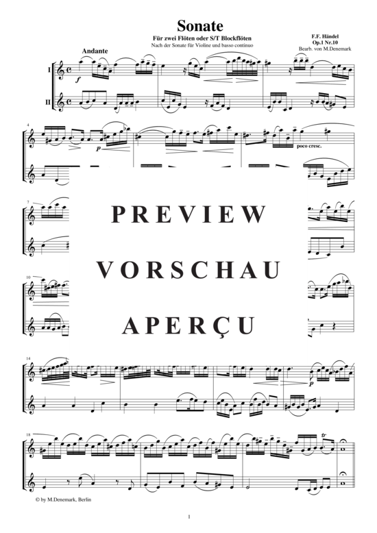 Product gallery: Page 2 of 6 Sonate für zwei Flöten/Blockflöten, , 