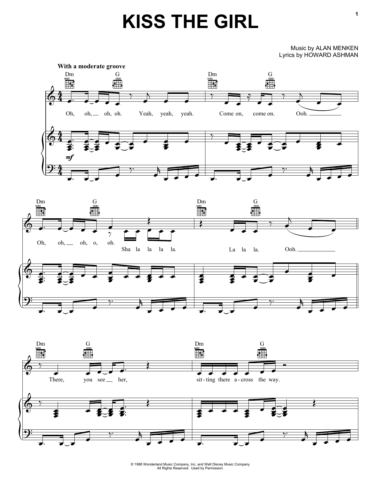 Produktbild zu: Kiss The Girl (from Disney's Descendants 2)