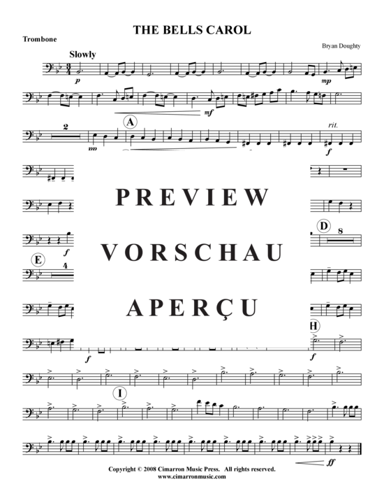 Produktgalerie: Seite 7 von 10 The Bells Carol , , (Blechbläserquintett)