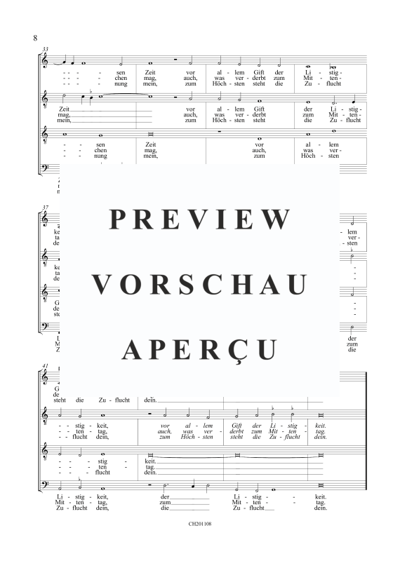 Product gallery: Page 10 of 11 Der gantz Psalter Davids, Bd. 4, Psalm 91 - 120, , (mixed choir)