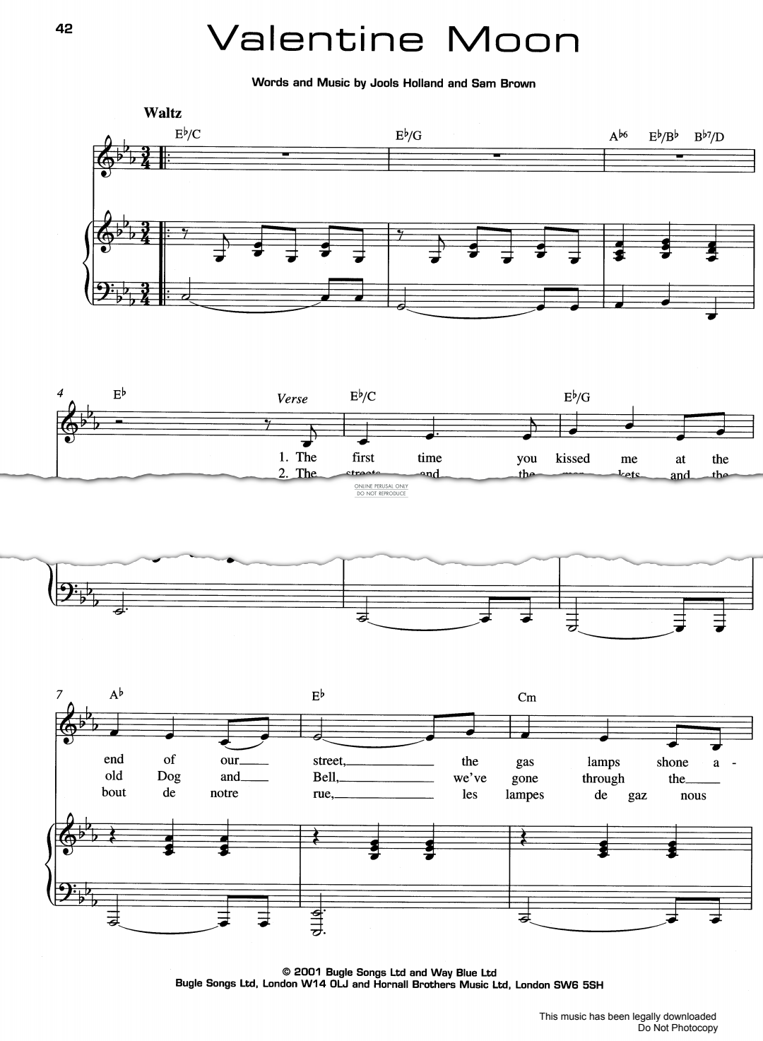 Produktgalerie: Seite 1 von 1 Valentine Moon, Jools Holland, Gesang, Gitarre, Klavier