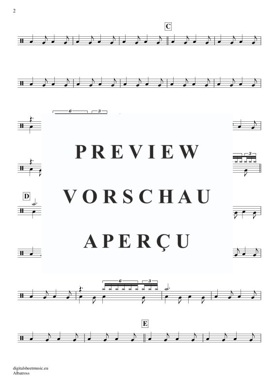 Product gallery: Page 3 of 4 Albatross , Mac, Fleetwood, (Drums)