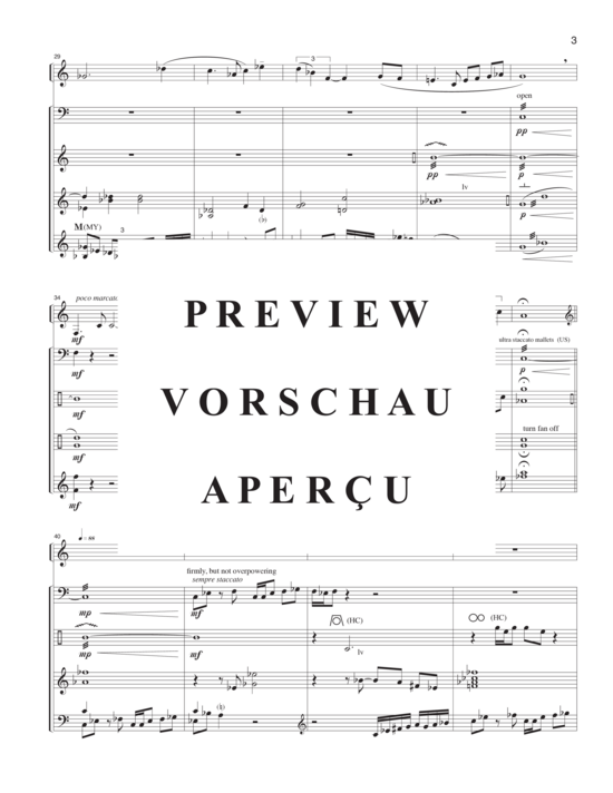 Product gallery: Page 7 of 21 Spectrum , , (bass clarinet solo and 4 percussionists)