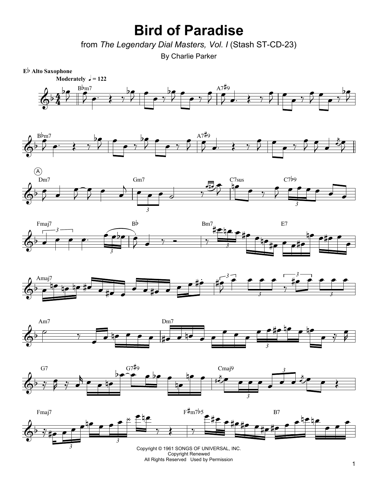 Product gallery: Page 1 of 1 Bird Of Paradise, Charlie Parker