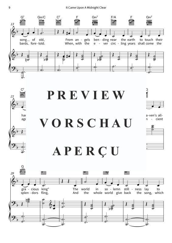 gallery: Melodies of peace - Christmas Classics for Voice and Piano, , (Gesang und Klavier, Gitarre)