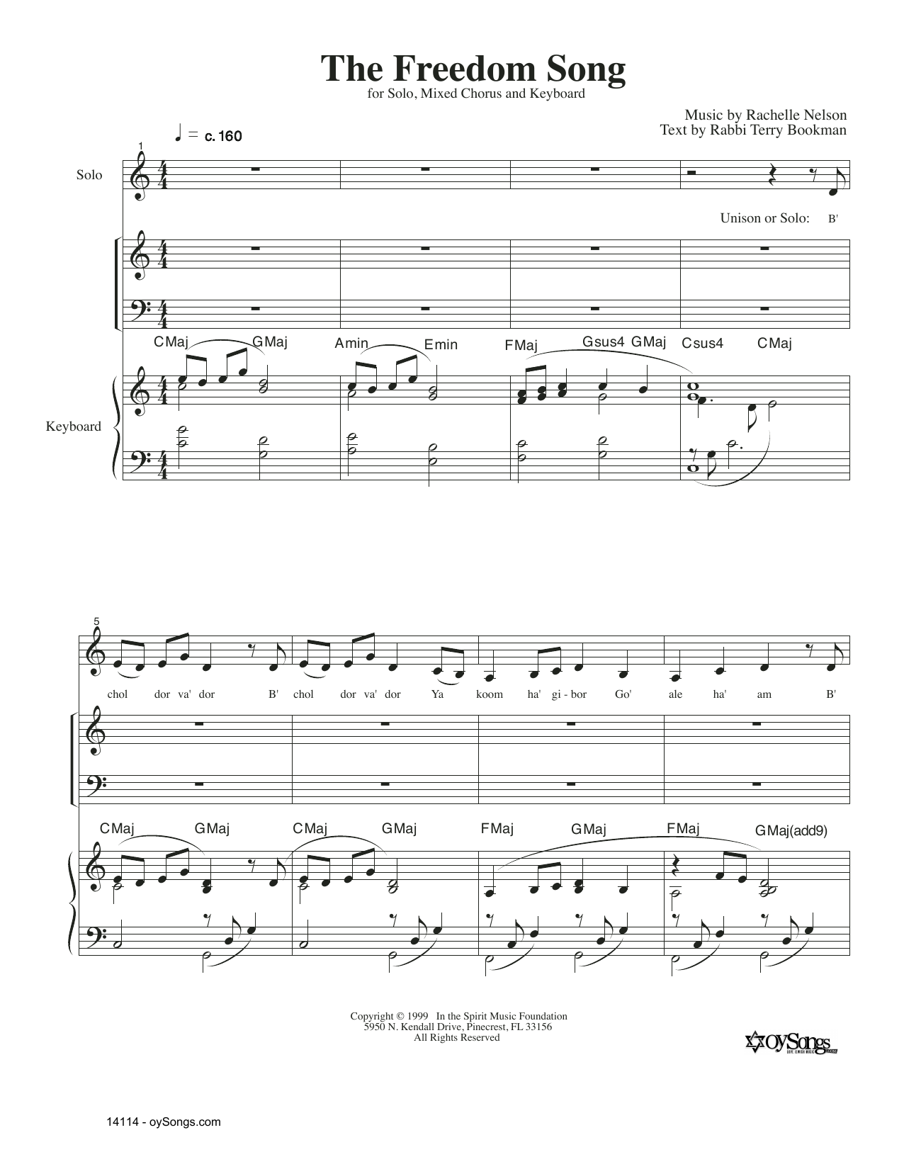 Product picture to: The Freedom Song