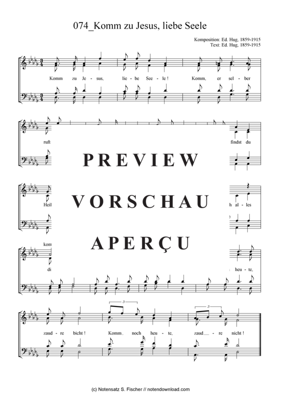 Product gallery: Page 2 of 3 Komm zu Jesus, liebe Seele , , (mixed choir)