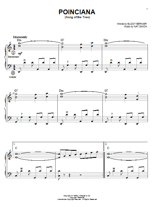 Product gallery: Page 1 of 1 Poinciana (Song Of The Tree), Buddy Bernier