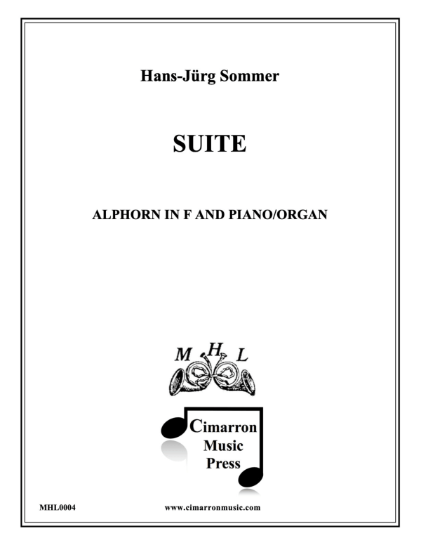 cover: Suite, Op. 85, , Alphorn In F and Piano