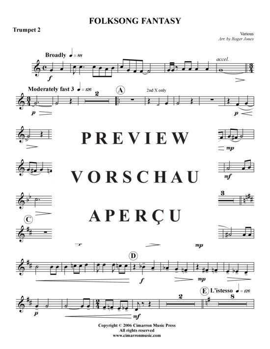 Produktgalerie: Seite 17 von 21 Folksong Fantasy , , (Blechbläserquintett)