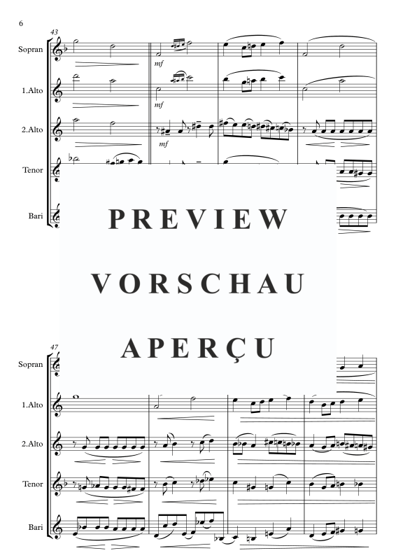 gallery: Somewhere Over The Rainbow, , Saxophone Quartet S/A A T B