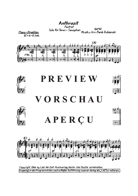 Product gallery: Page 4 of 4 Anthrazit , , (piano with tenor sax stitch notes)