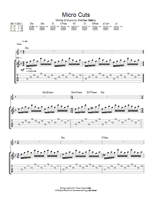 Produktgalerie: Seite 1 von 1 Micro Cuts, Muse, Gitarre