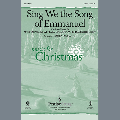 cover: Sing We The Song Of Emmanuel (arr. Joseph M. Martin), Keith & Kristyn Getty, Matt Boswell and Matt Papa, Chor