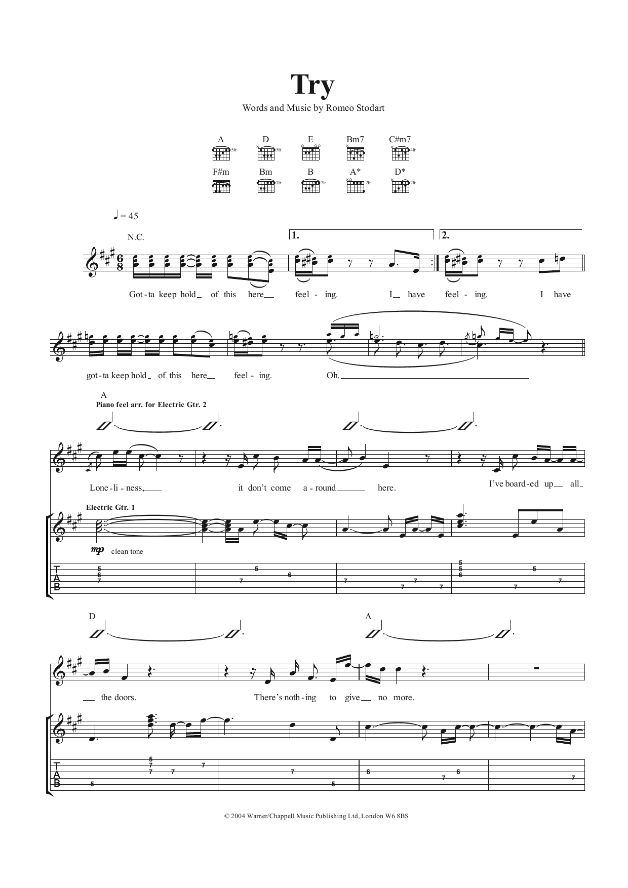 Product gallery: Page 1 of 1 Try, The Magic Numbers
