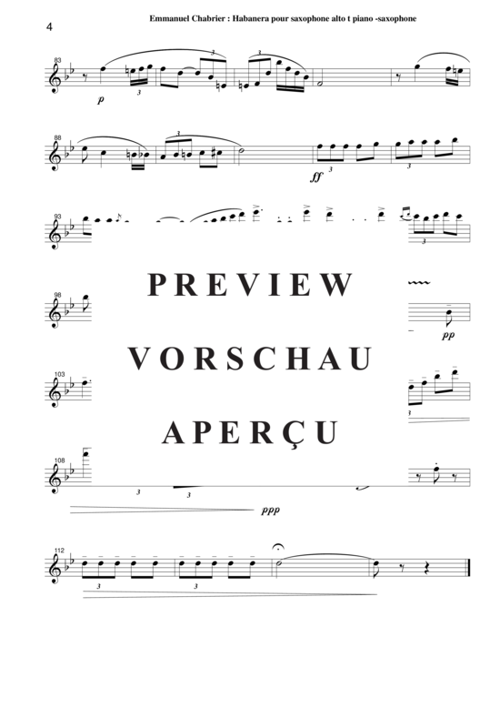 Product gallery: Page 16 of 16 Habanera , , (alto saxophone + piano)